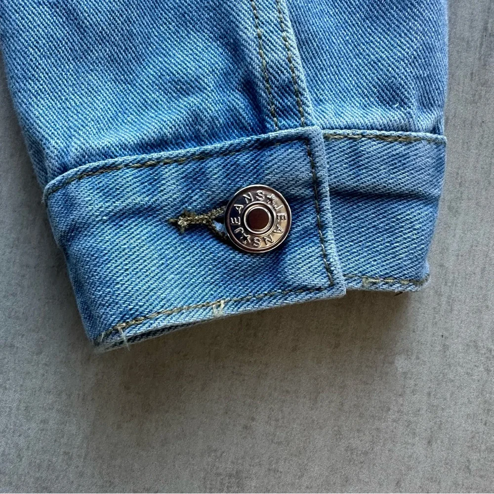 Distressed Denim Jacket - Men’s Medium - Picture 4 of 12